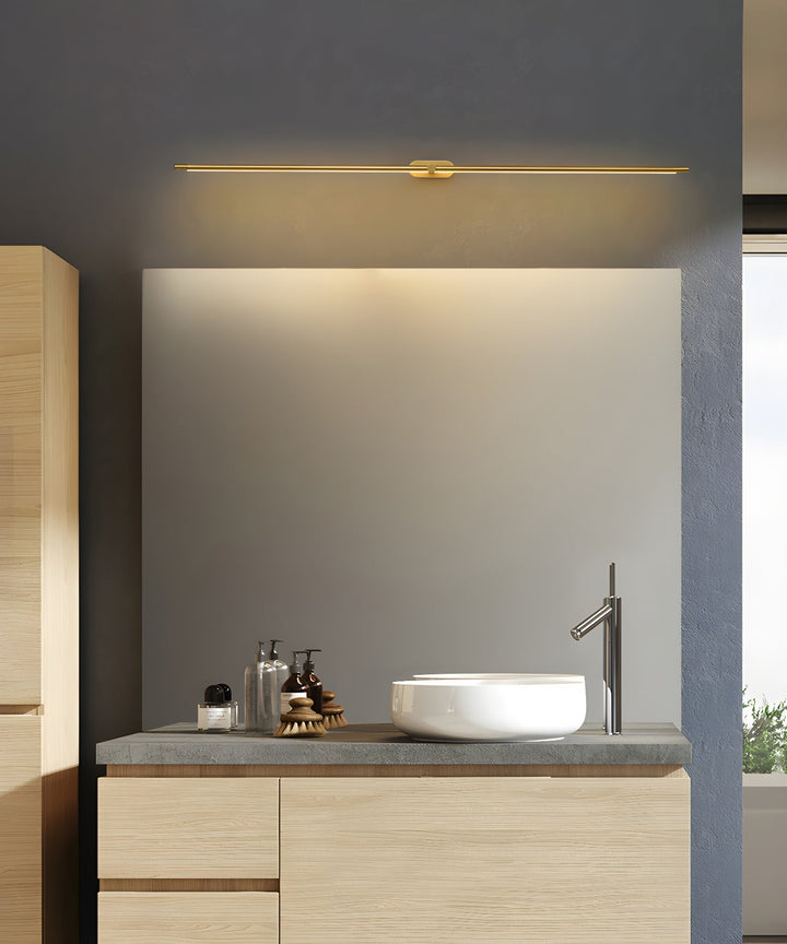 Linear Rechargeable Wall Light | Minimalist Cordless LED Mirror Light