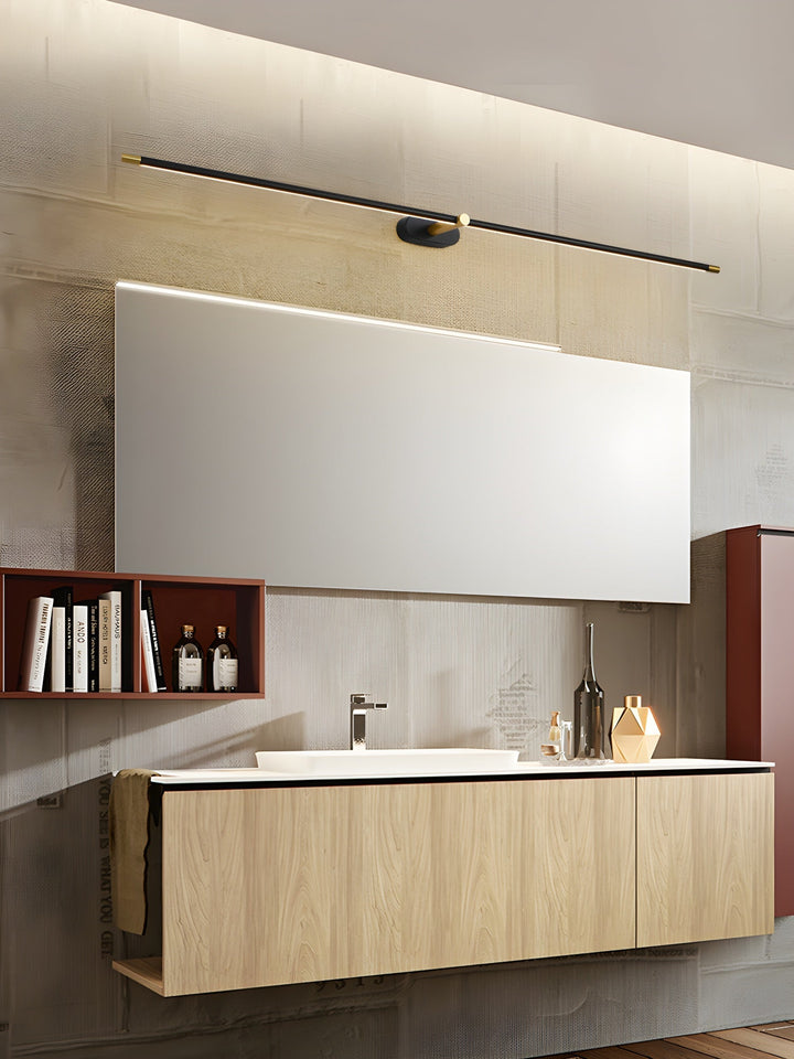 Linear Rechargeable Wall Light | Minimalist Cordless LED Mirror Light