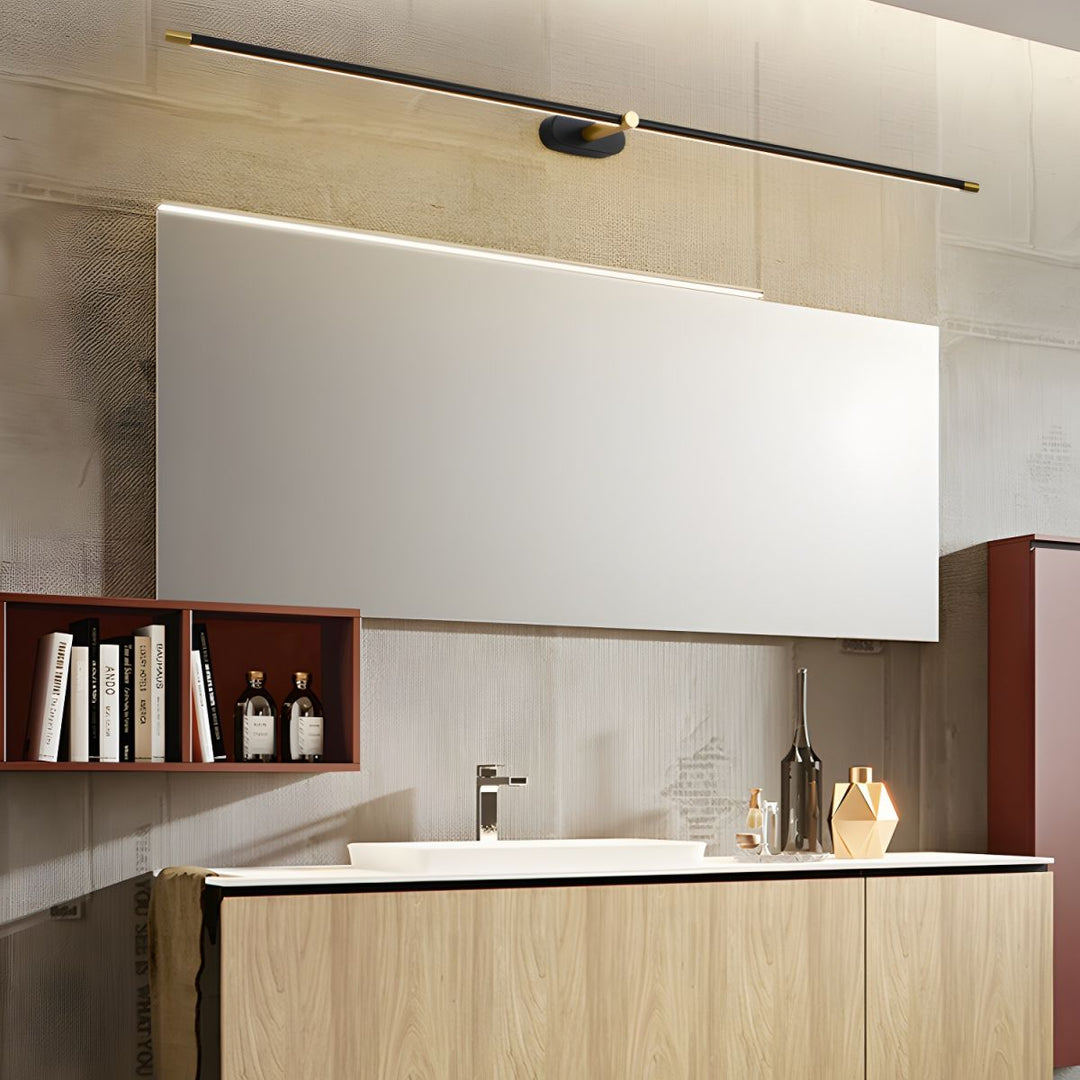 Linear Rechargeable Wall Light | Minimalist Cordless LED Mirror Light