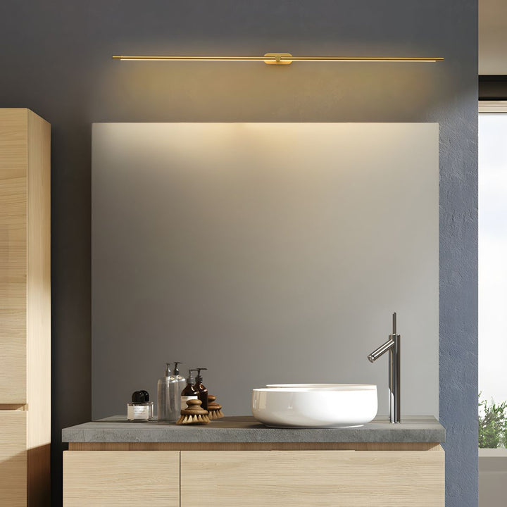 Linear Rechargeable Wall Light | Minimalist Cordless LED Mirror Light