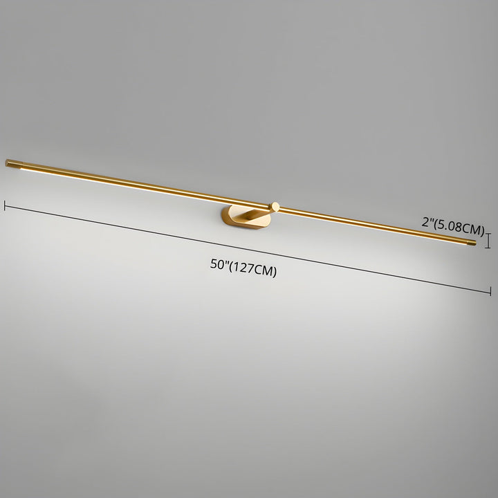 Linear Rechargeable Wall Light | Minimalist Cordless LED Mirror Light