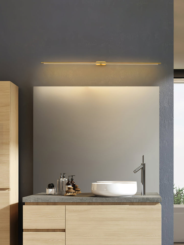 Linear Rechargeable Wall Light | Minimalist Cordless LED Mirror Light
