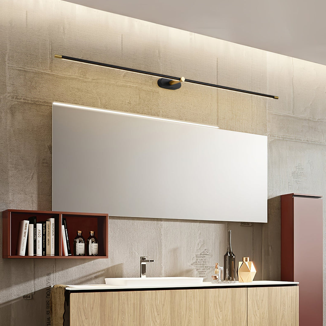 Linear Rechargeable Wall Light | Minimalist Cordless LED Mirror Light
