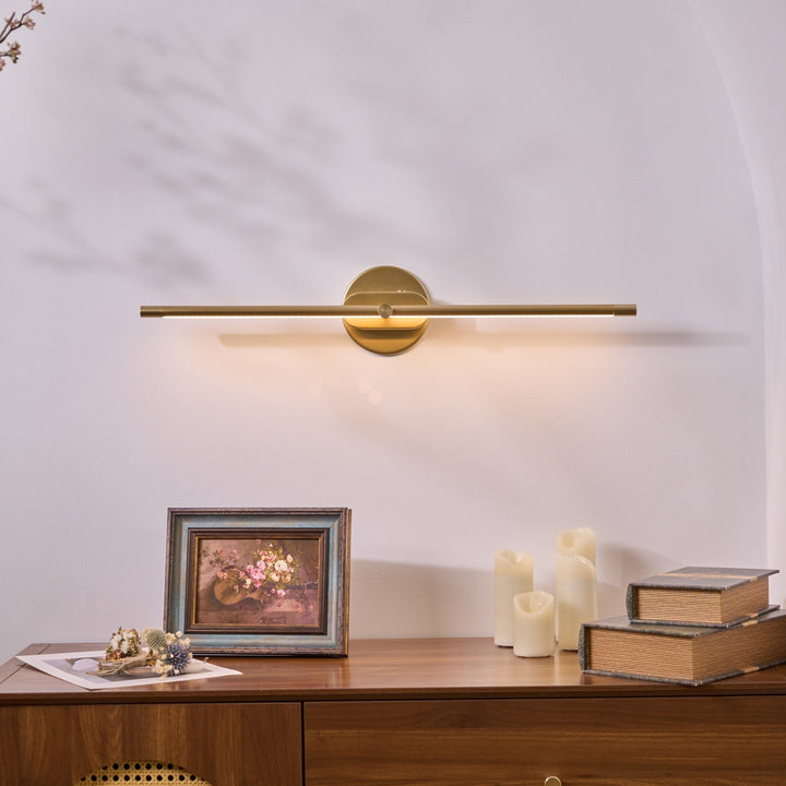 Linear Rechargeable Wall Light | Minimalist Cordless LED Mirror Light