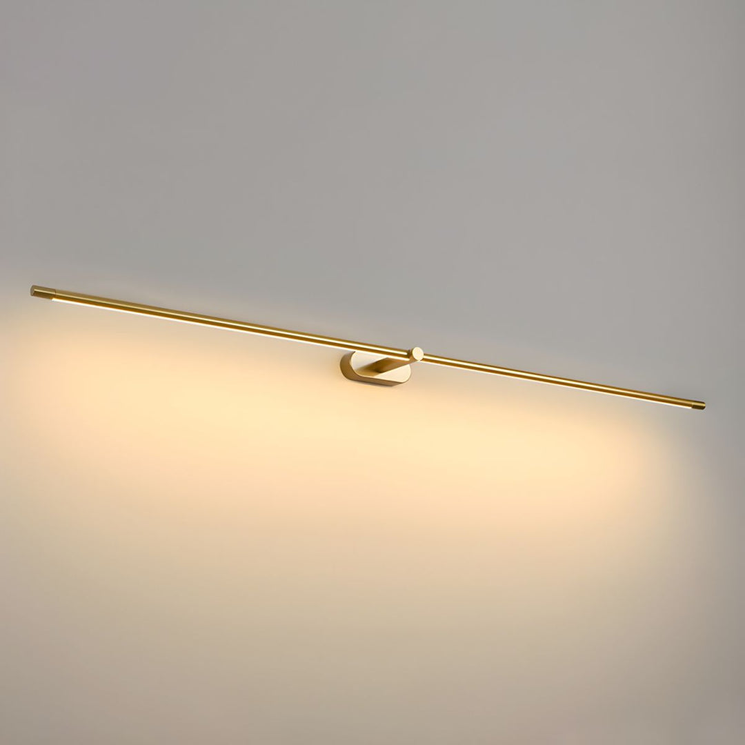 Linear Rechargeable Wall Light in Gold