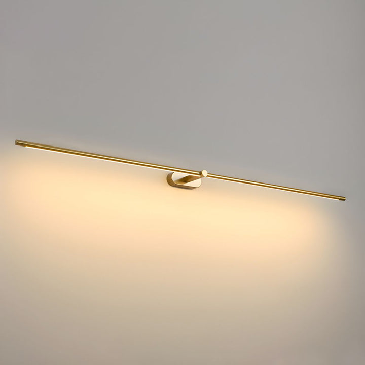 Linear Rechargeable Wall Light in Gold