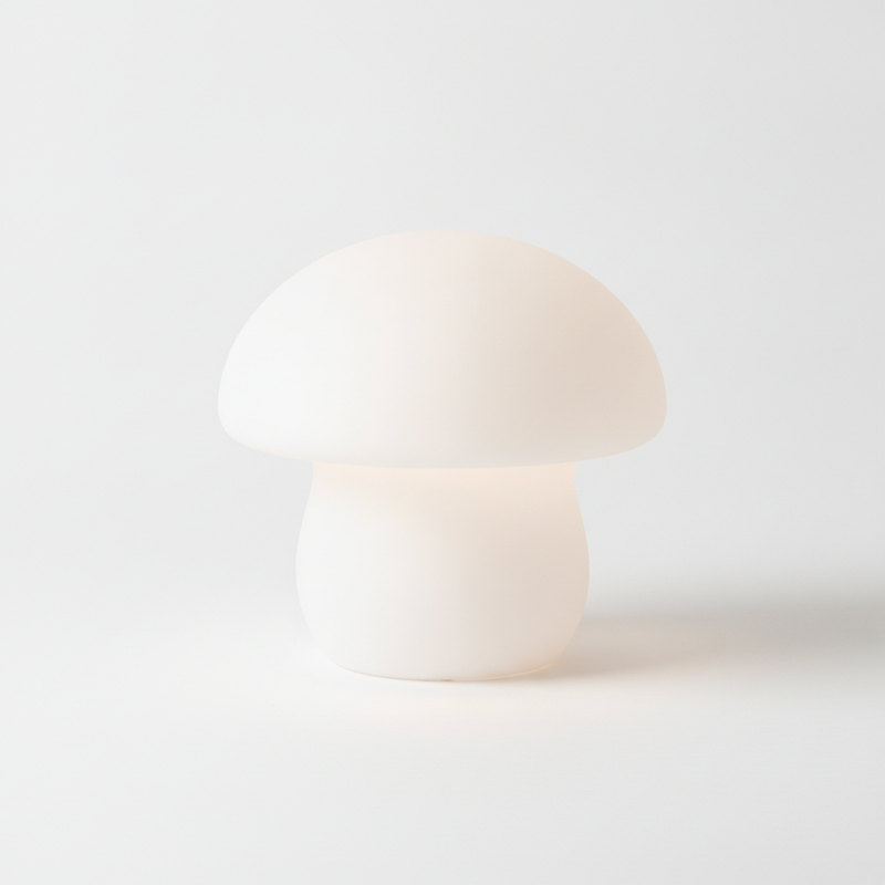 Lumen Frosted Glass Mushroom Lamp