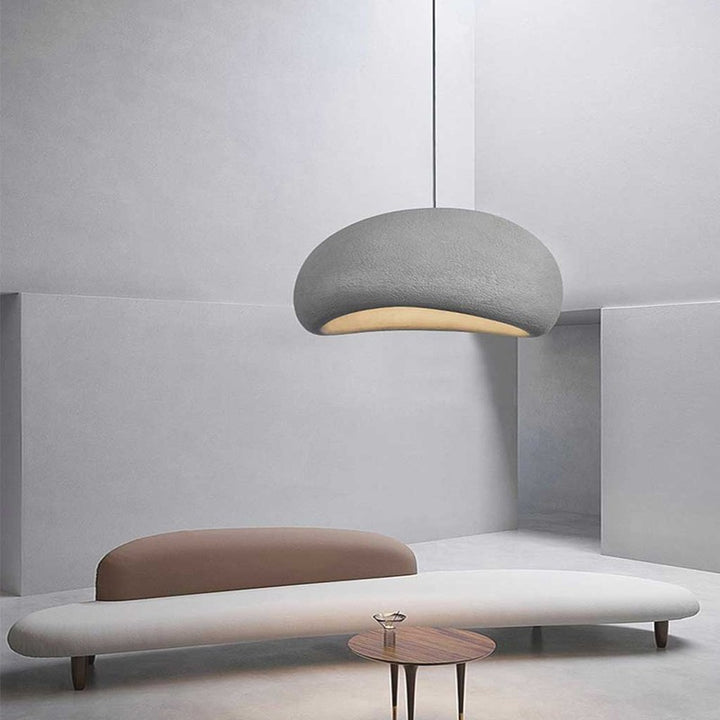 Lumena | Japandi Wabi Sabi Fiberglass Pendant Light