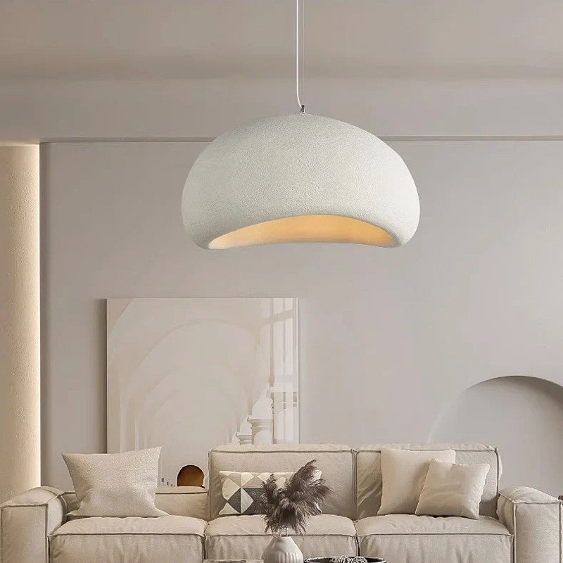 Lumena | Japandi Wabi Sabi Fiberglass Pendant Light