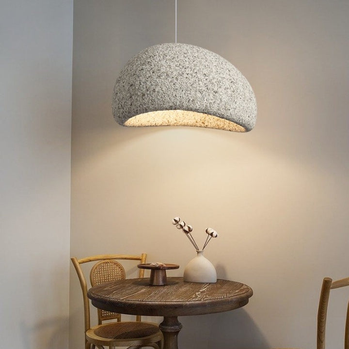 Lumena | Japandi Wabi Sabi Fiberglass Pendant Light