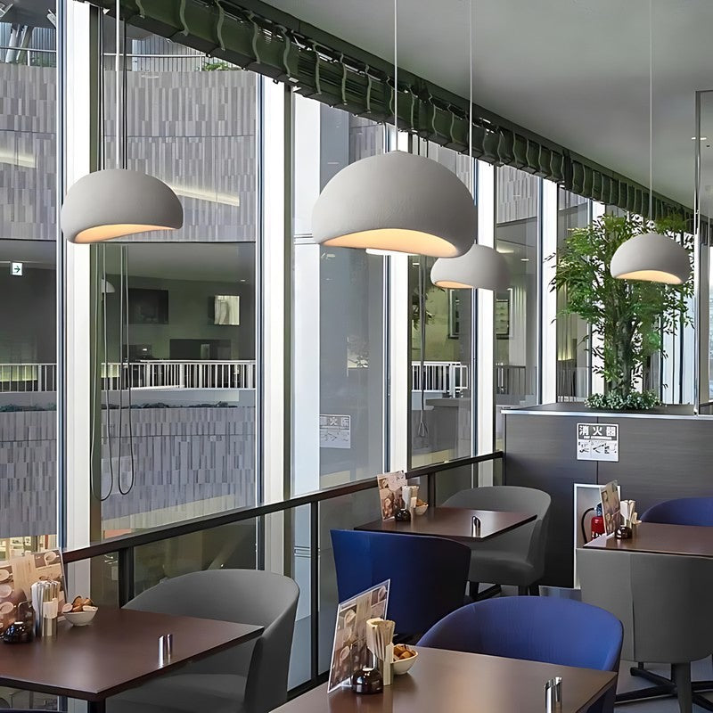 Lumena | Japandi Wabi Sabi Fiberglass Pendant Light