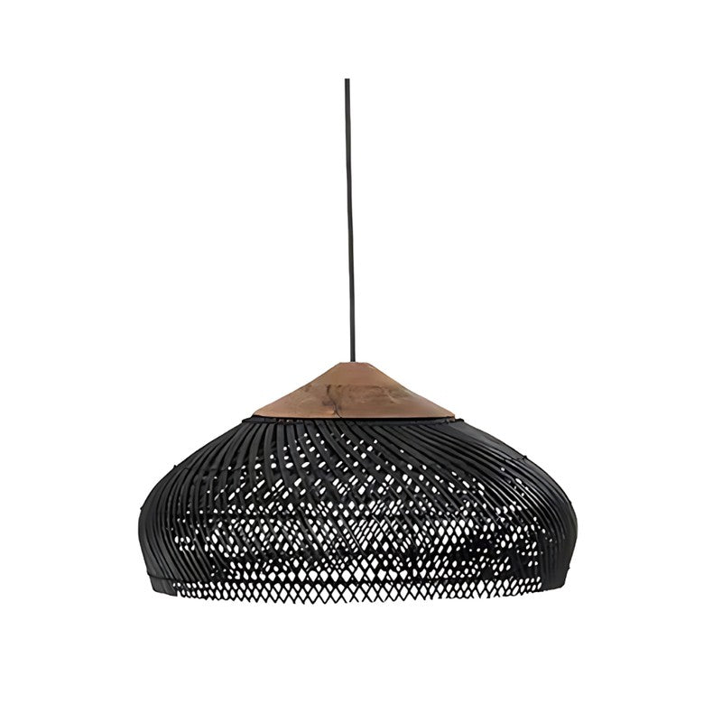 Lumi | Handwoven Dome Rattan Pendant Light