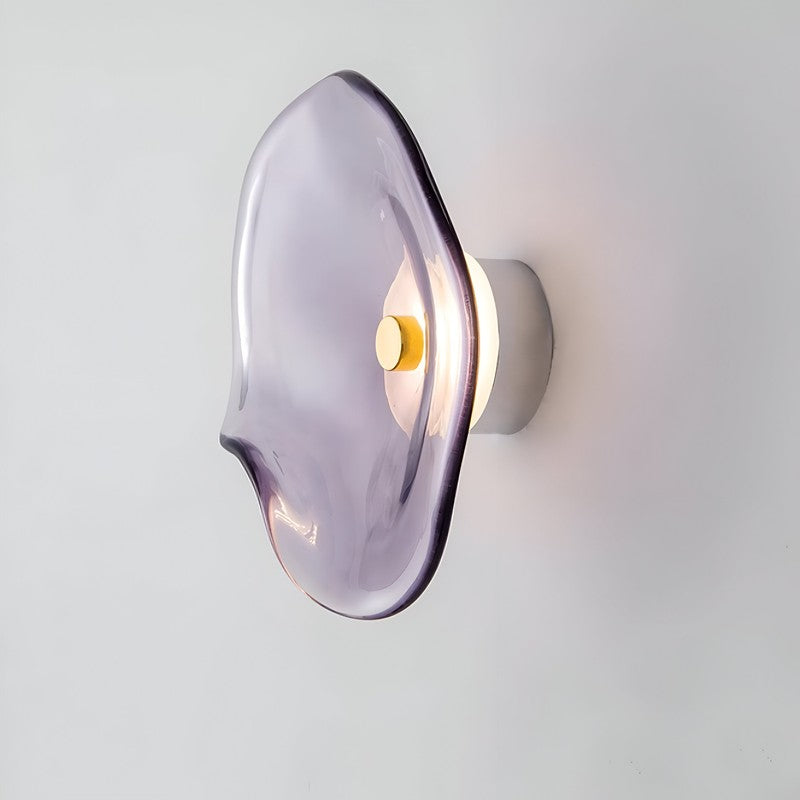 Lumis | Curved Glass Nordic Japandi LED Wall Light