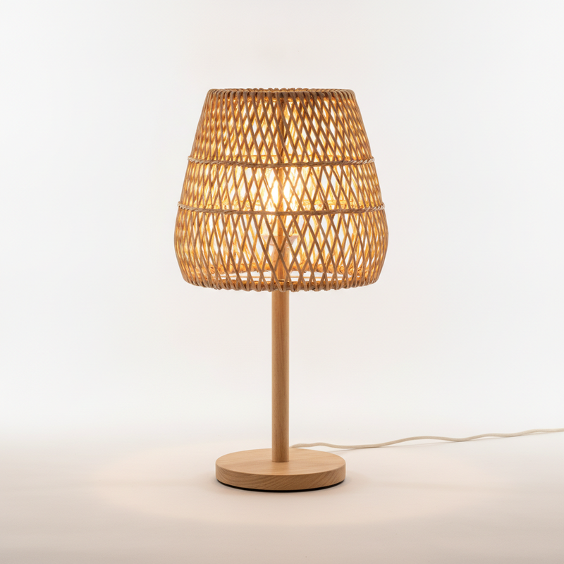 Marlow Woven Rattan Table Lamp