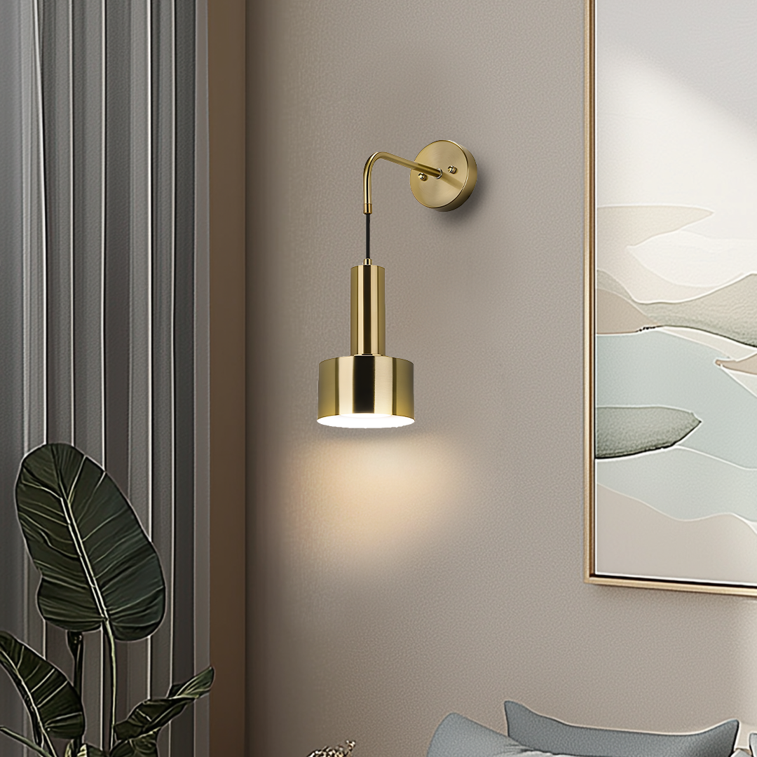 Metal Drop Wall Sconce | Modern Wireless Downlight Wall Lights