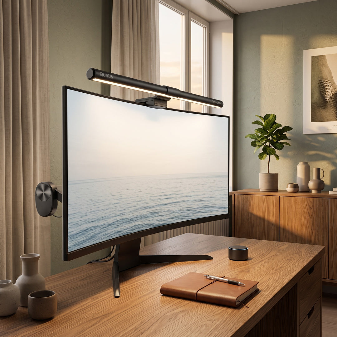 Monitor Mounted Screen Lamp - Linear LED Bar with Remote Control