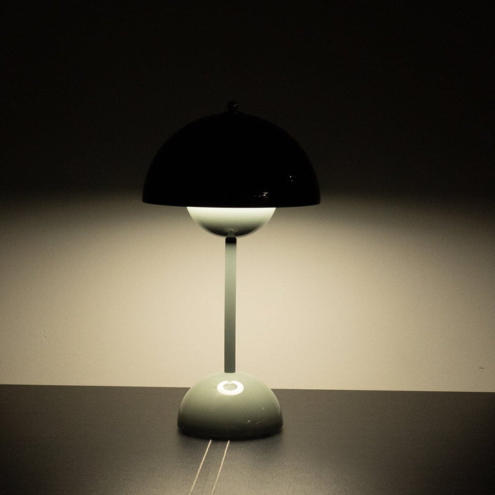 Mushroom Dome Table Lamp | Glossy Colourful Retro Lamp