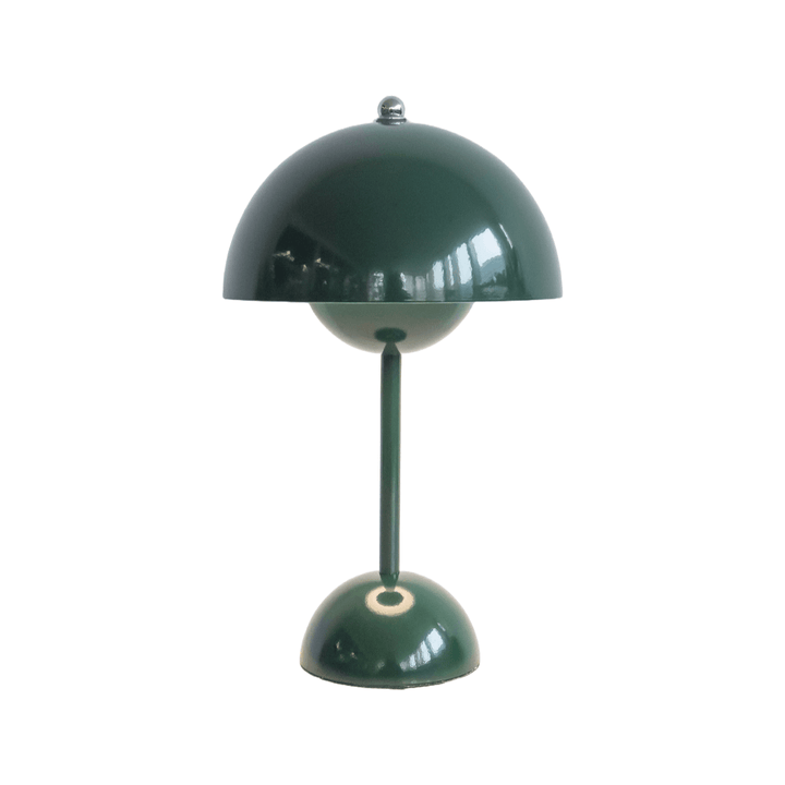 Mushroom Dome Table Lamp in Green