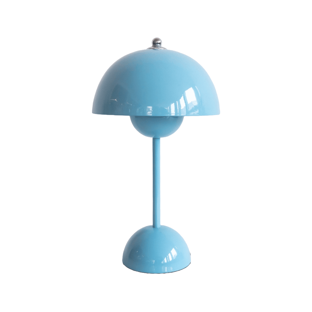 Mushroom Dome Table Lamp in Blue