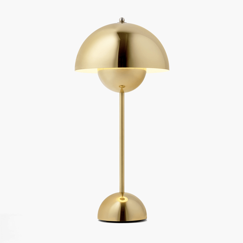 Mushroom Dome Table Lamp | Glossy Colourful Retro Lamp