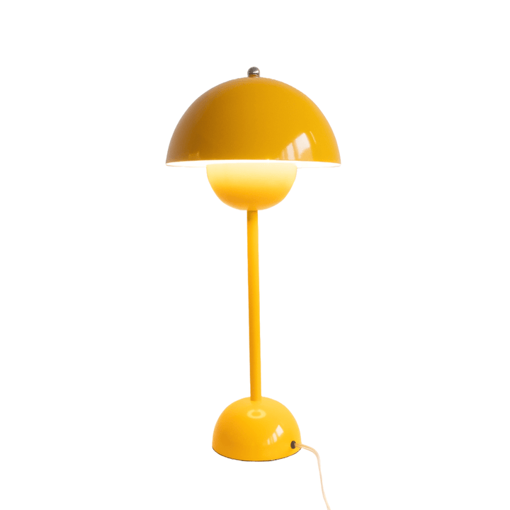 Mushroom Dome Table Lamp in Yellow