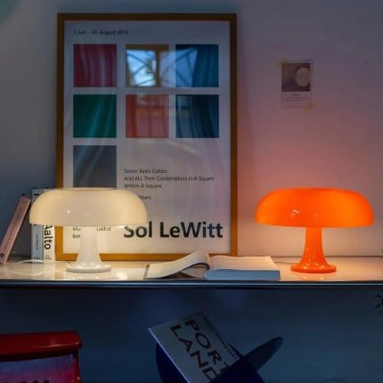 Mushroom Table Lamp | Retro Scandinavian Dome Bedside Lamp