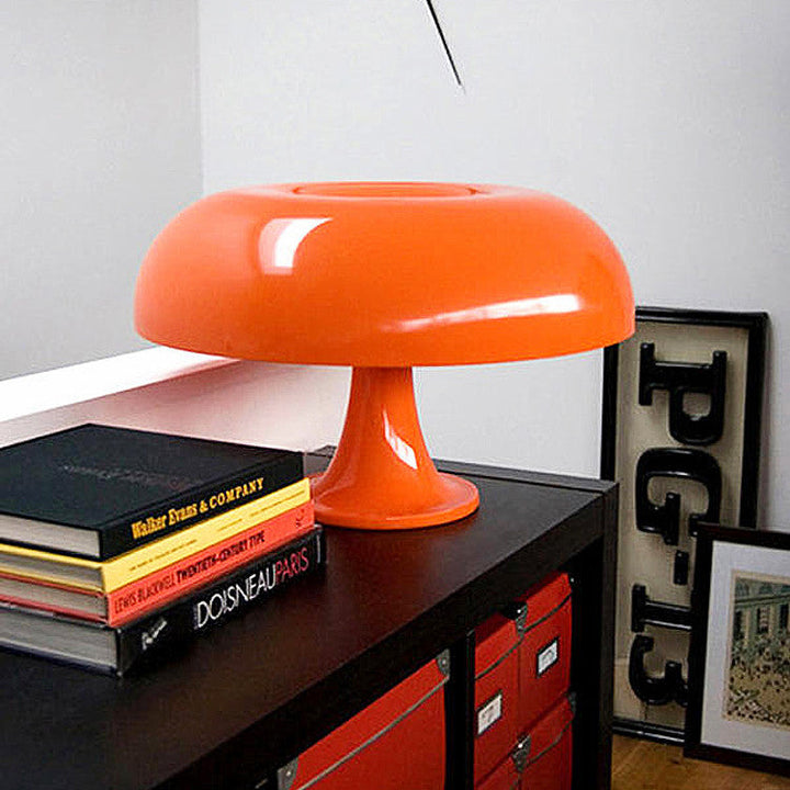 Mushroom Table Lamp | Retro Scandinavian Dome Bedside Lamp
