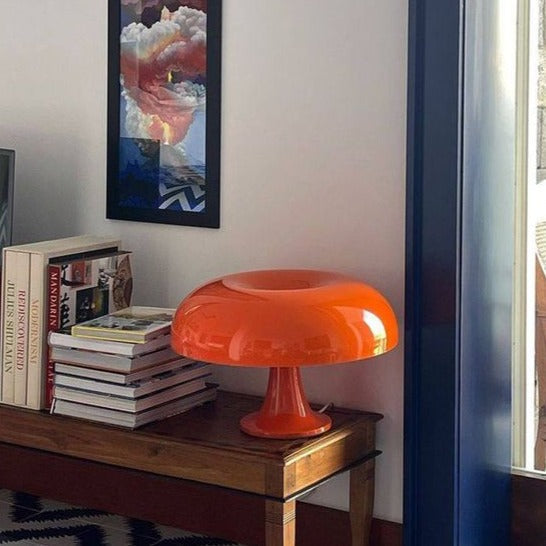 Mushroom Table Lamp | Retro Scandinavian Dome Bedside Lamp