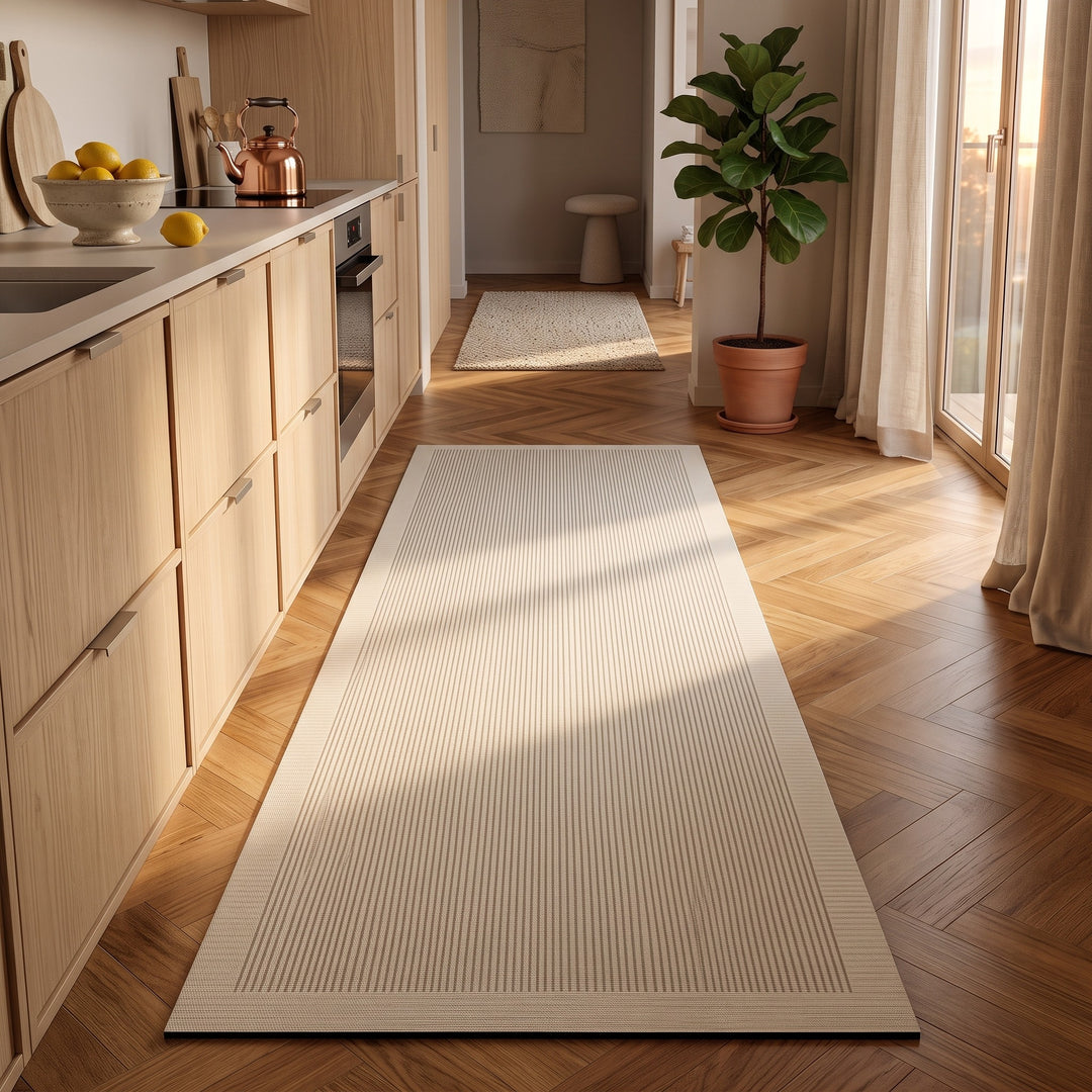 Non-Slip Kitchen Mat styled in a home interior