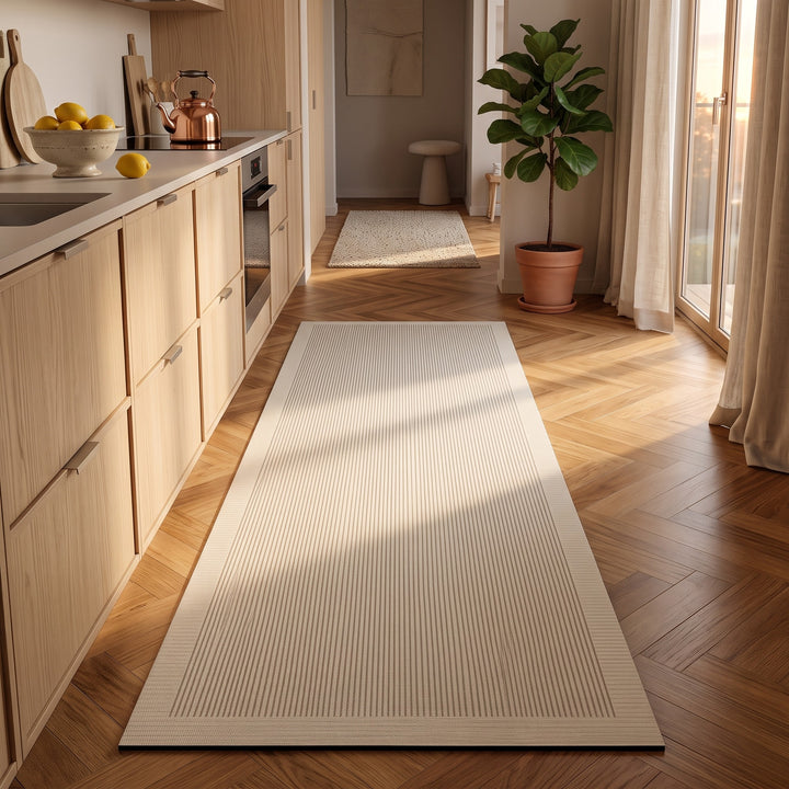 Non-Slip Kitchen Mat styled in a home interior