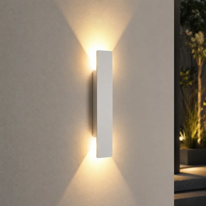 Outdoor Wall Light - Modern Rectangular LED Fixture