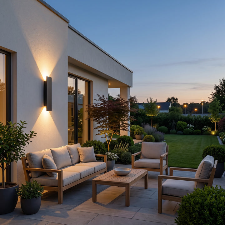 Outdoor Wall Light Vertical Bar Up and Down LED Sconce