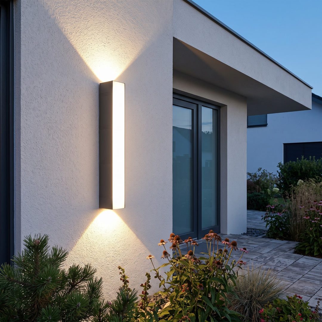 Outdoor Wall Mounted Lamp - Vertical Bar Up and Down Light