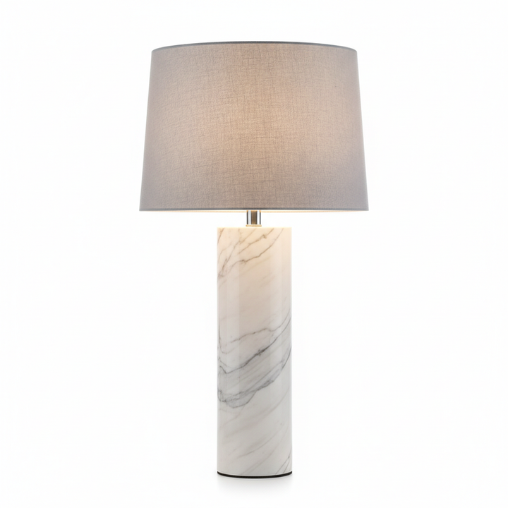 Pebble Marble Base Table Lamp