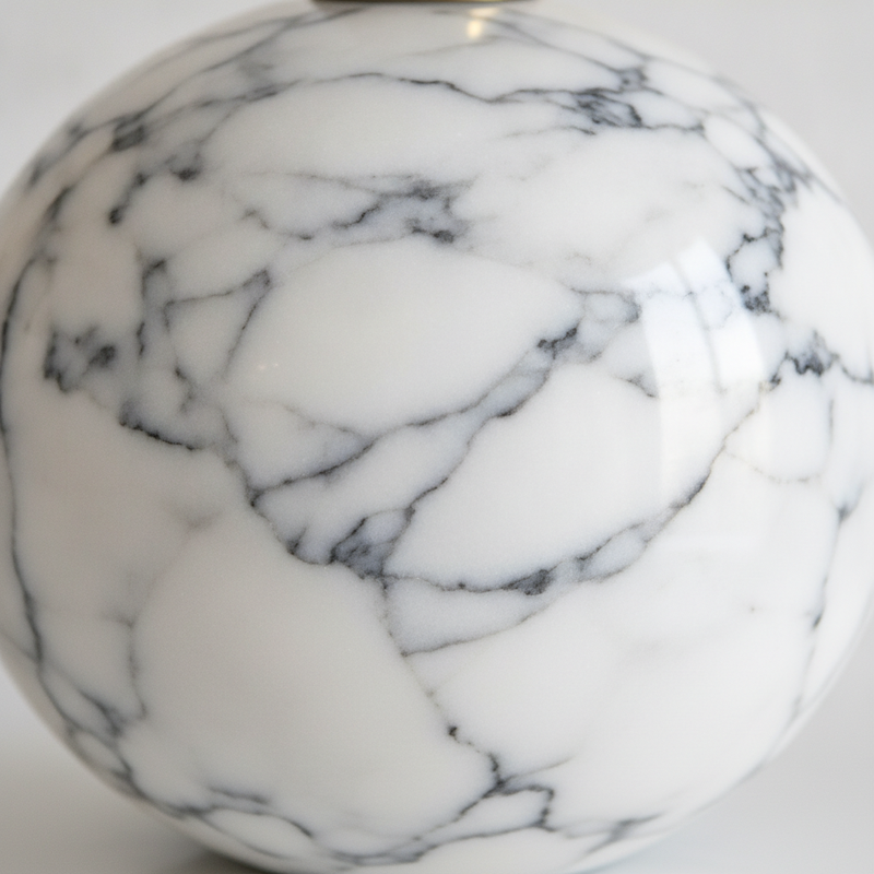 Pebble Marble Base Table Lamp