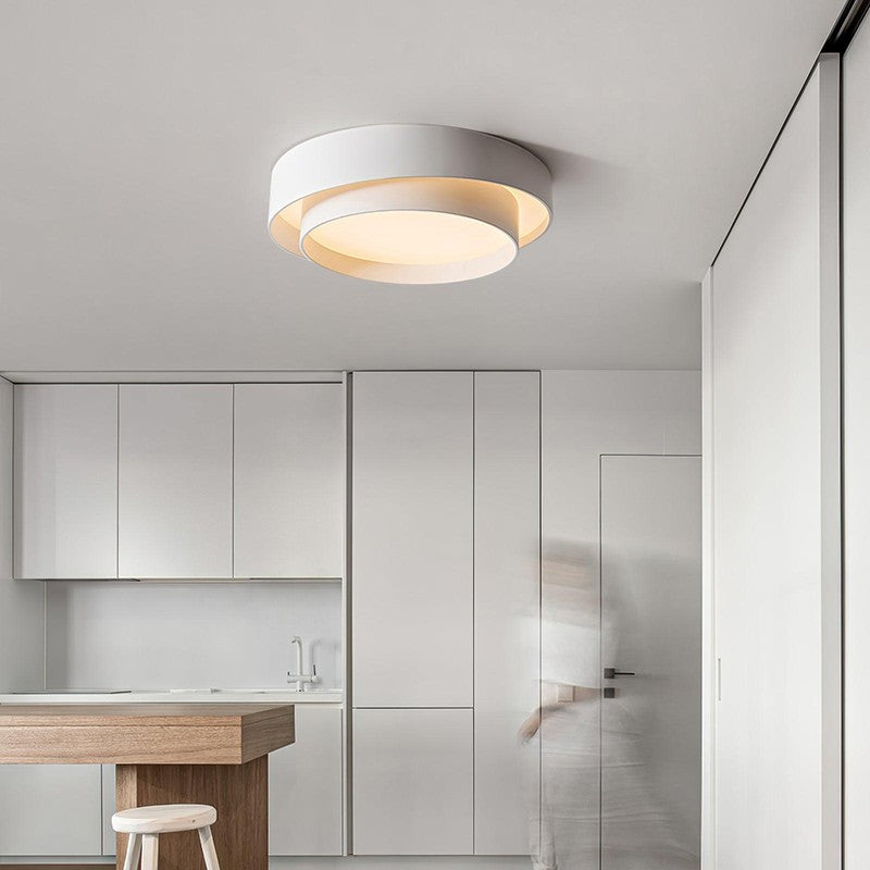 Pendant Lamp - Double-Ring Cylindrical