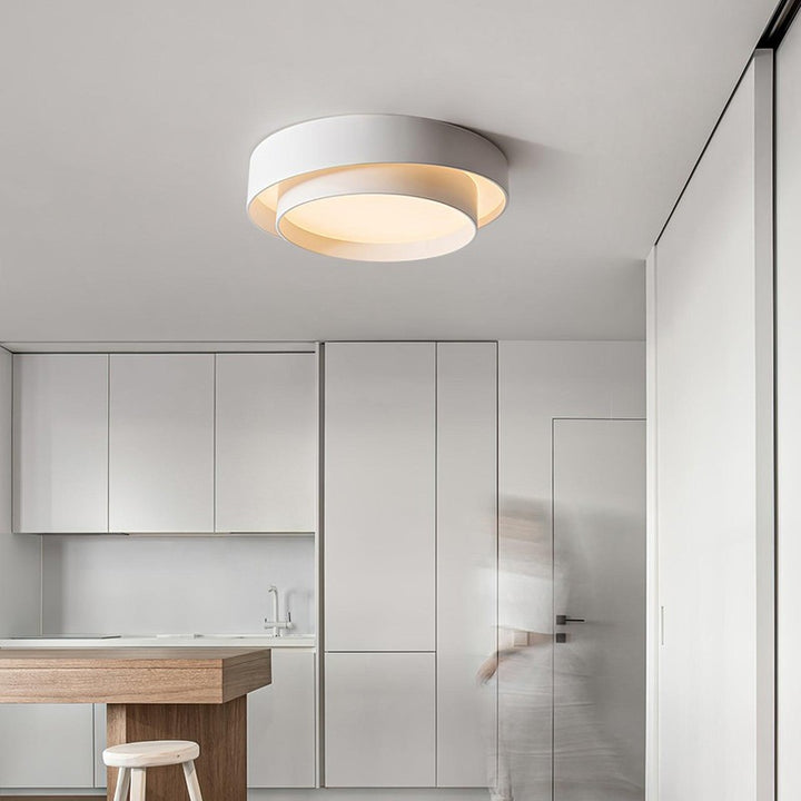 Pendant Lamp - Double-Ring Cylindrical