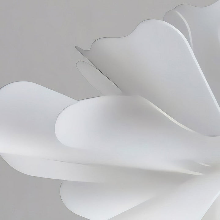 Pendant Lamp - Flower-Shaped White Shade