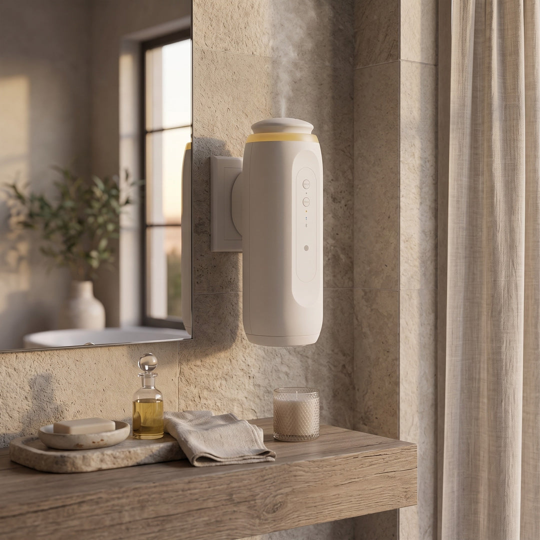Plug In Aroma Diffuser Night Light Cylindrical Wall Unit
