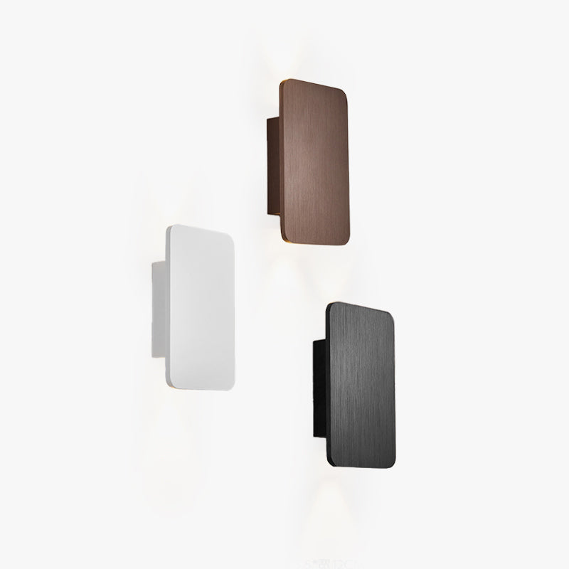 Rectangular Up Down Wall Light | Modern Minimalist LED Wall Sconce
