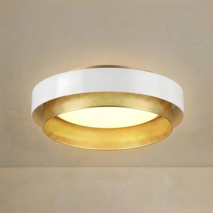 Ring Ceiling Light - Double Ring LED Flush Mount