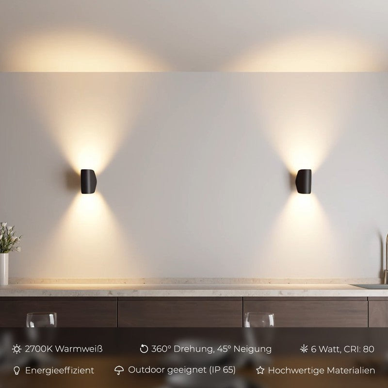 Rotatable Outdoor LED Wall Light