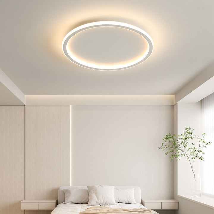 Round LED Flush Ceiling Light | Scandinavian Minimalist Ceiling Light