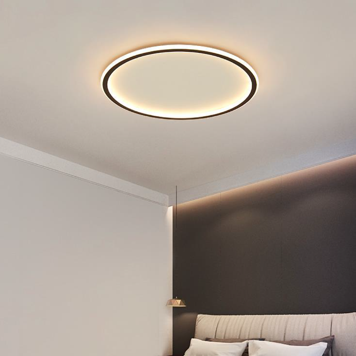 Round LED Flush Ceiling Light | Scandinavian Minimalist Ceiling Light