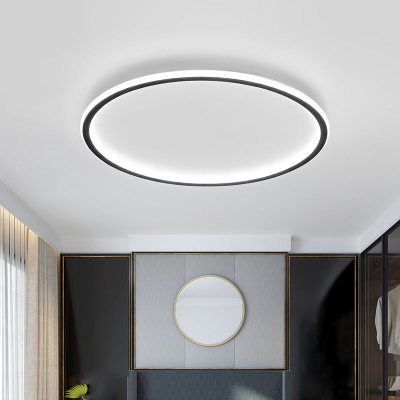 Round LED Flush Ceiling Light | Scandinavian Minimalist Ceiling Light