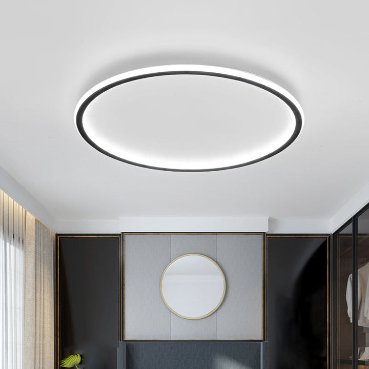 Round LED Flush Ceiling Light | Scandinavian Minimalist Ceiling Light
