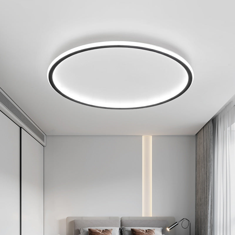 Round LED Flush Ceiling Light | Scandinavian Minimalist Ceiling Light