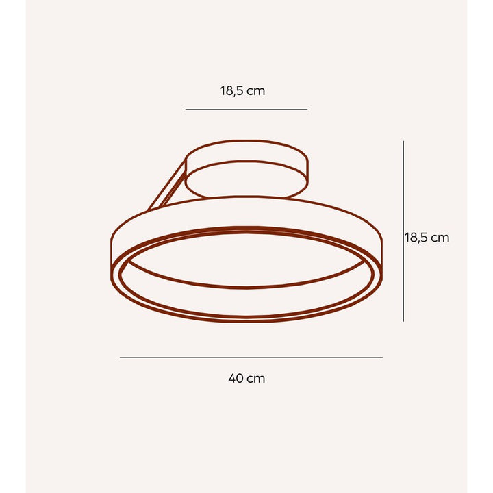Round Ring LED Ceiling Light Dimmable