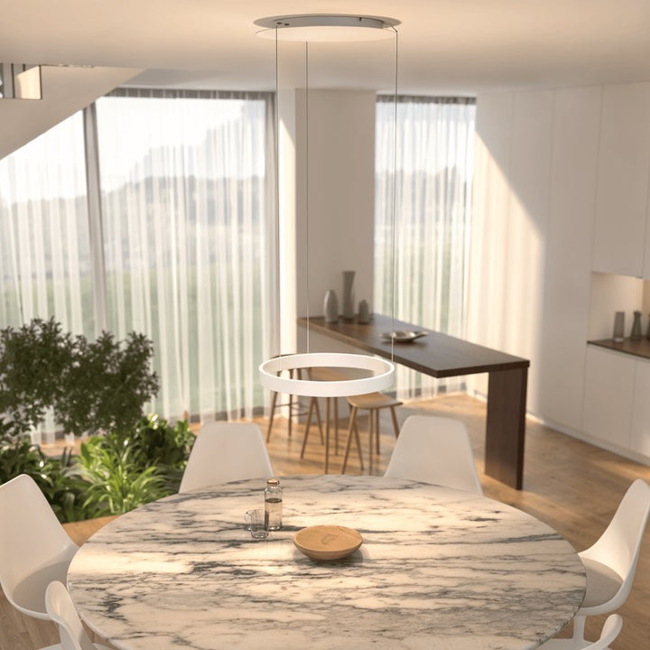 Round Ring LED Pendant Light Dimmable