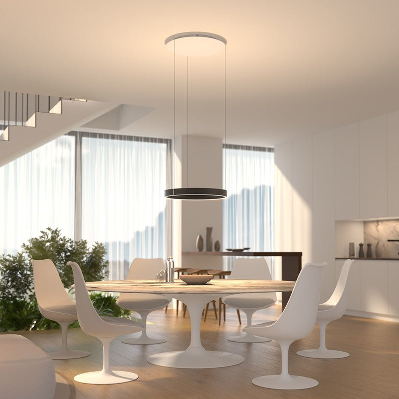 Round Ring LED Pendant Light Dimmable